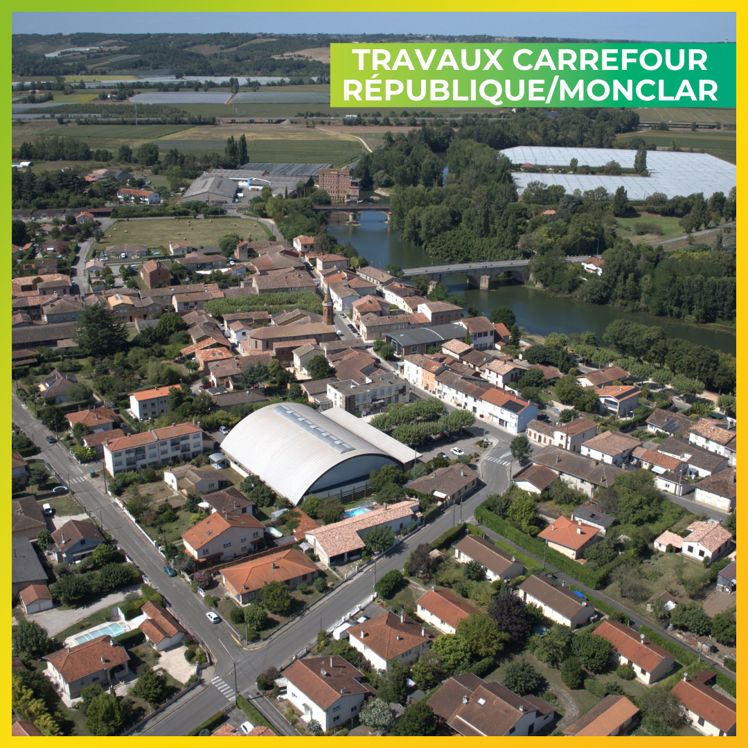 Travaux réseaux d’eau et aménagement place de la République